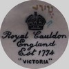 Royal Cauldon "Victoria" Est 1774 (mark black)