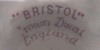 Bristol "Crown Ducal" (mark purplish-red)