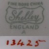 Shelley Longton (mark green + red decor - Nr 13425 ) ok. 1935 r.