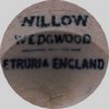 Wedgwood Willow Etruria England - 1880 r. (mark navy blue)