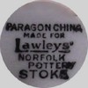 Paragon - Lawleys Norfolk Pottery Stoke (mark black)