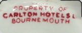 Property of Carlton Hotels Bourne Mounth (mark red)