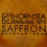 Hornsea "Saffron" 1975, mark black
