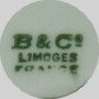 B&C Limoges France (mark green 1900-1979)