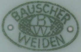 Porzellanfobrik Weiden Gebr. Bauscher (mark green 1920 r.->)