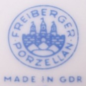 VEB Porzellanfabrik Freiberg - GDR (mark blue 1954-1972 r.)