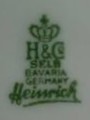 Heinrich & Co - Selb Bavaria (mark green od 1939 r.-1946 r.)
