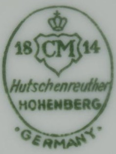 Porzellanfabrik CM Hutschenreuther - Hohenberg (mark green 1969 r.)