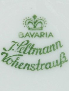 Porzellanfabrik Johann Seltmann - Wohenstrauss Bavaria (mark green 1945-1955 r.)