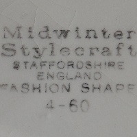MIDWINTER STYLECRAFT Staffordshire England (1930 - 1950)