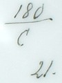 Double - Vintage, Numbered 180/C-21, z USA (mark black)